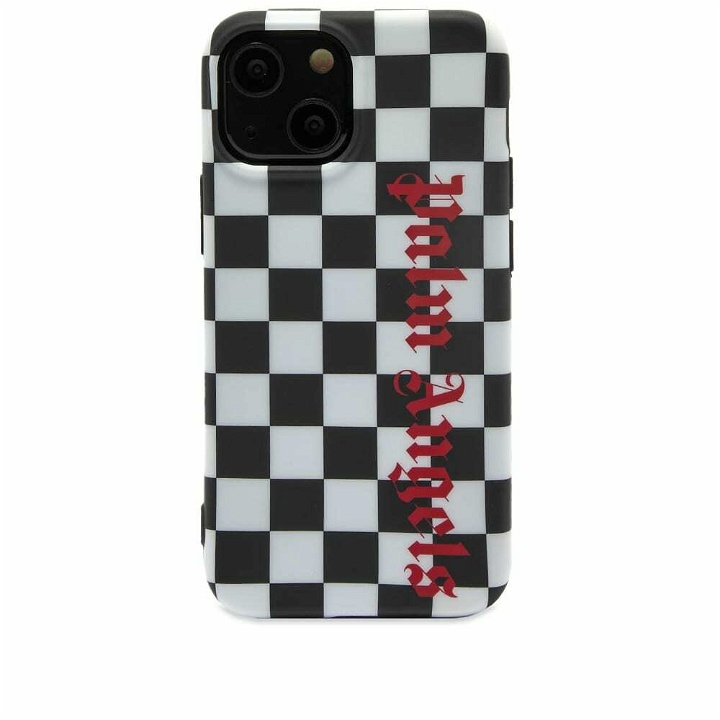 Photo: Palm Angels Checked Logo iPhone 13 Mini Case