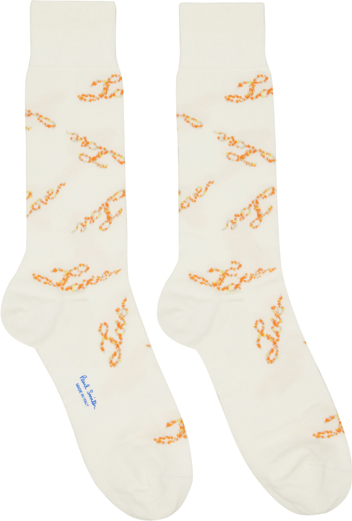 Paul Smith Three-Pack Multicolor Printed-Graphic Socks