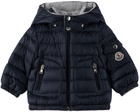 Moncler Enfant Baby Navy Lauros Down Jacket