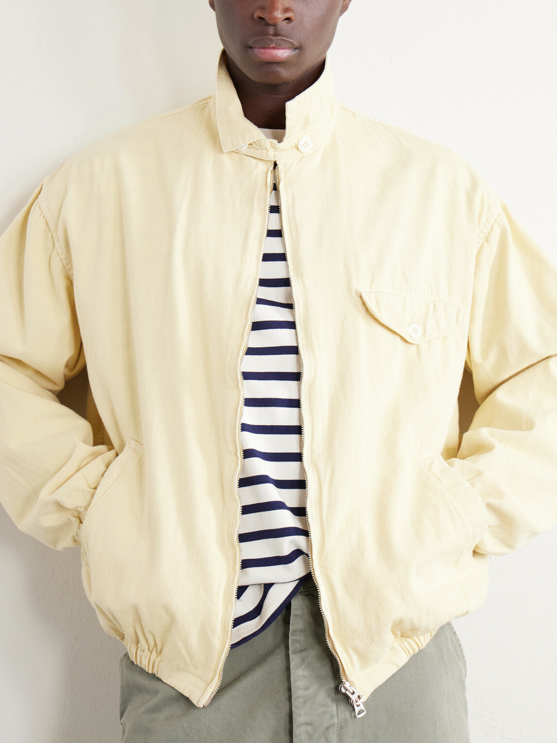Remi Relief - Cotton-Twill Jacket - Yellow