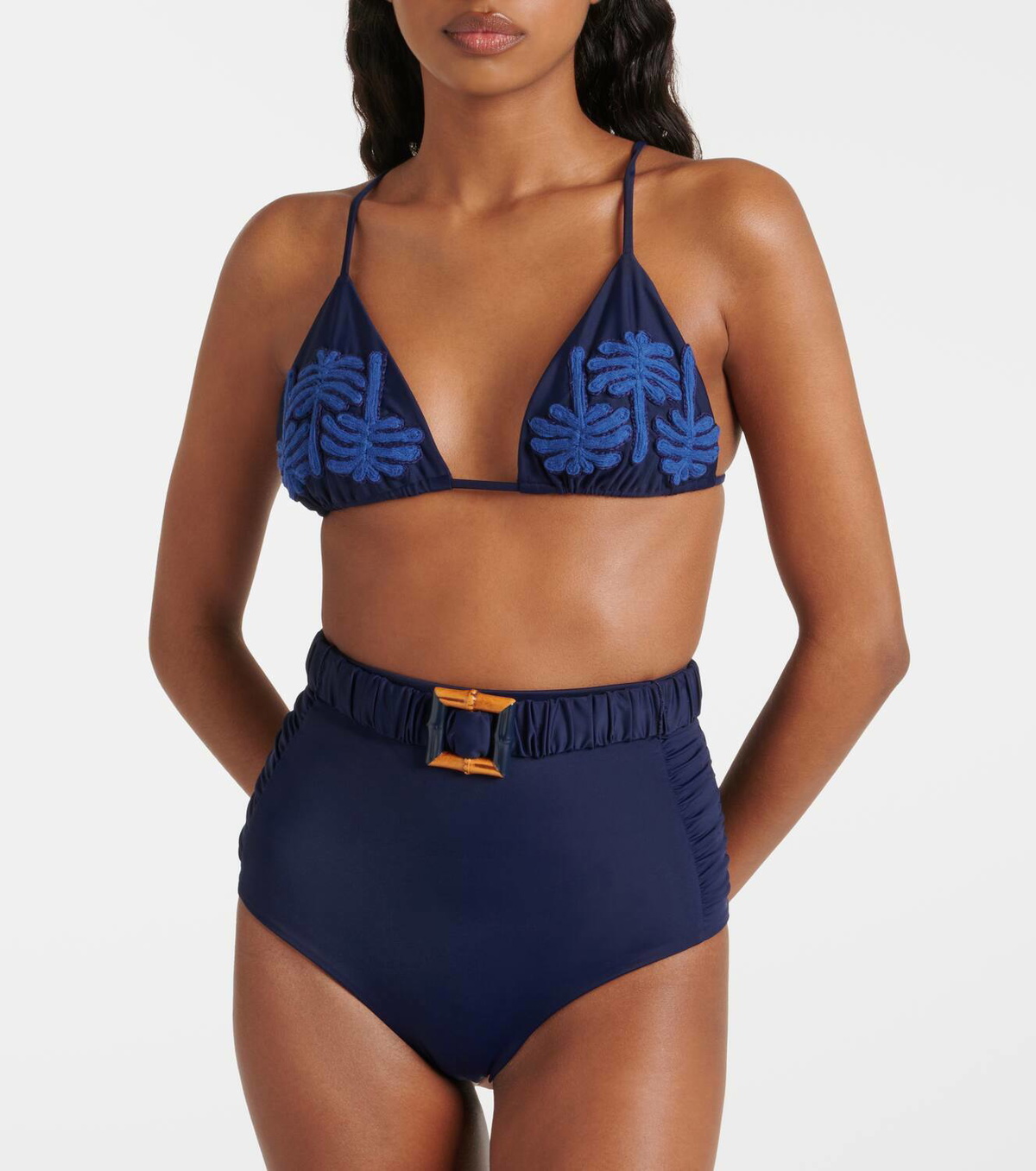 Johanna Ortiz Enjipai printed bikini top
