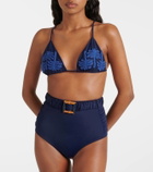 Johanna Ortiz Enjipai printed bikini top