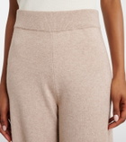 Jardin des Orangers Cotton and cashmere wide-leg pants