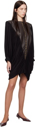 Nicklas Skovgaard Brown & Black Geneva Minidress