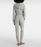Alo Yoga Muse ribbed-knit cropped hoodie