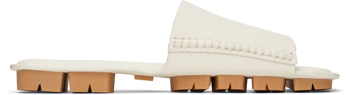 Bottega Veneta Off-White Shore Sandals