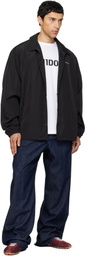 We11done Black Logo Coach Jacket