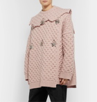 Raf Simons - Embellished Virgin Wool Sweater - Pink