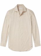 De Petrillo - Brushed-Cotton Shirt - Brown