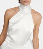 Galvan Bridal Sienna satin jumpsuit