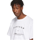 Raf Simons White Big-Fit Diptych T-Shirt