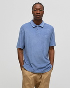 Edmmond Studios Terry Polo Blue - Mens - Polos