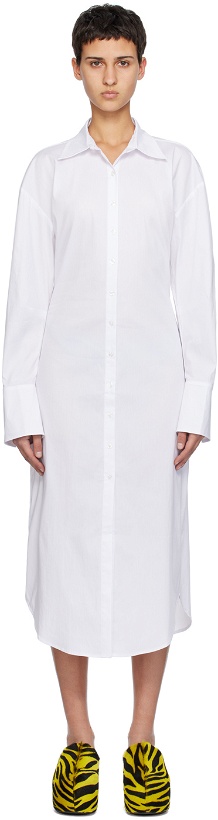 Photo: SIMONMILLER White Kerr Midi Dress