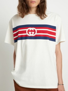 GUCCI - Gg Printed Cotton Jersey T-shirt