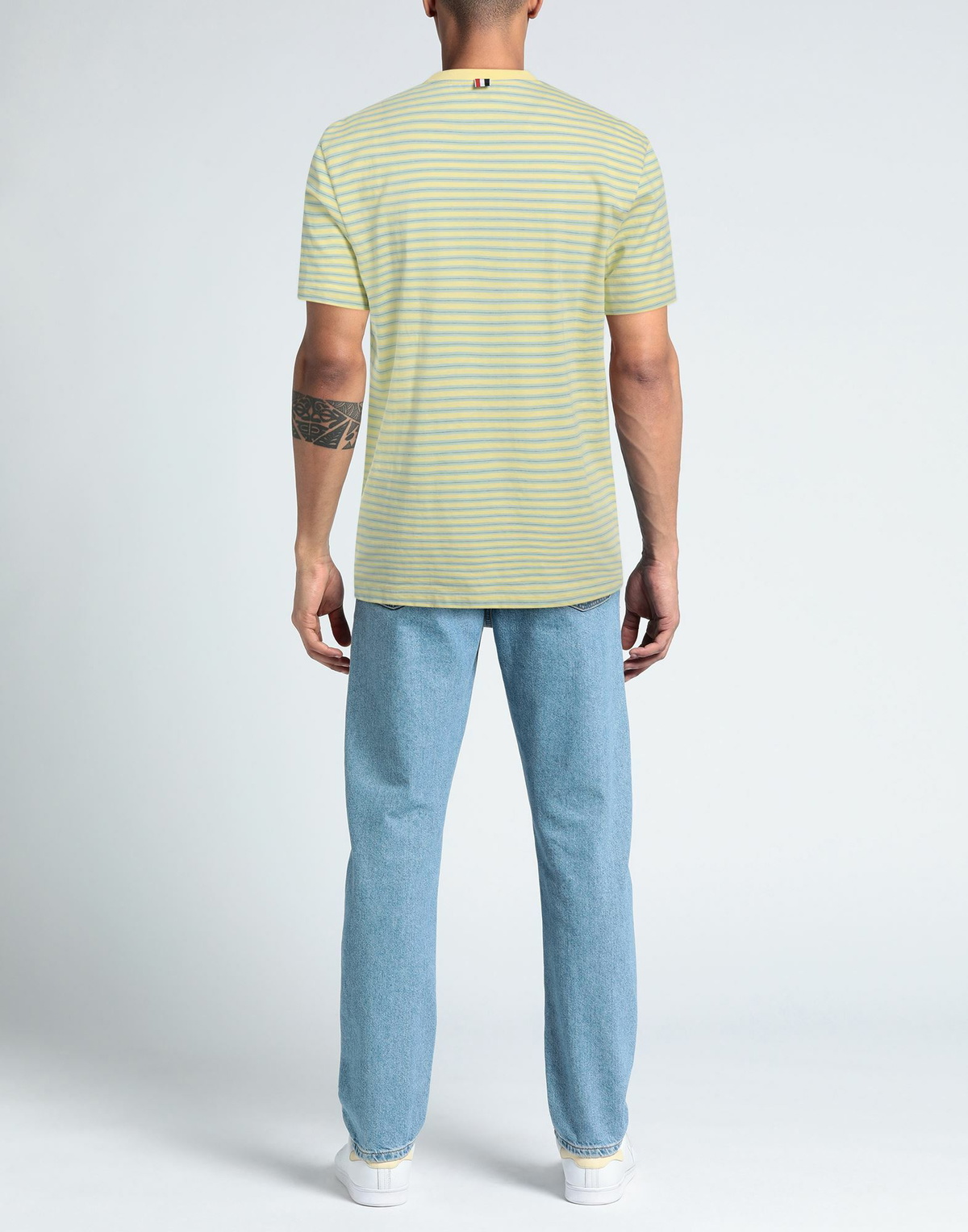 Thom Browne Mens T-shirt in Yellow