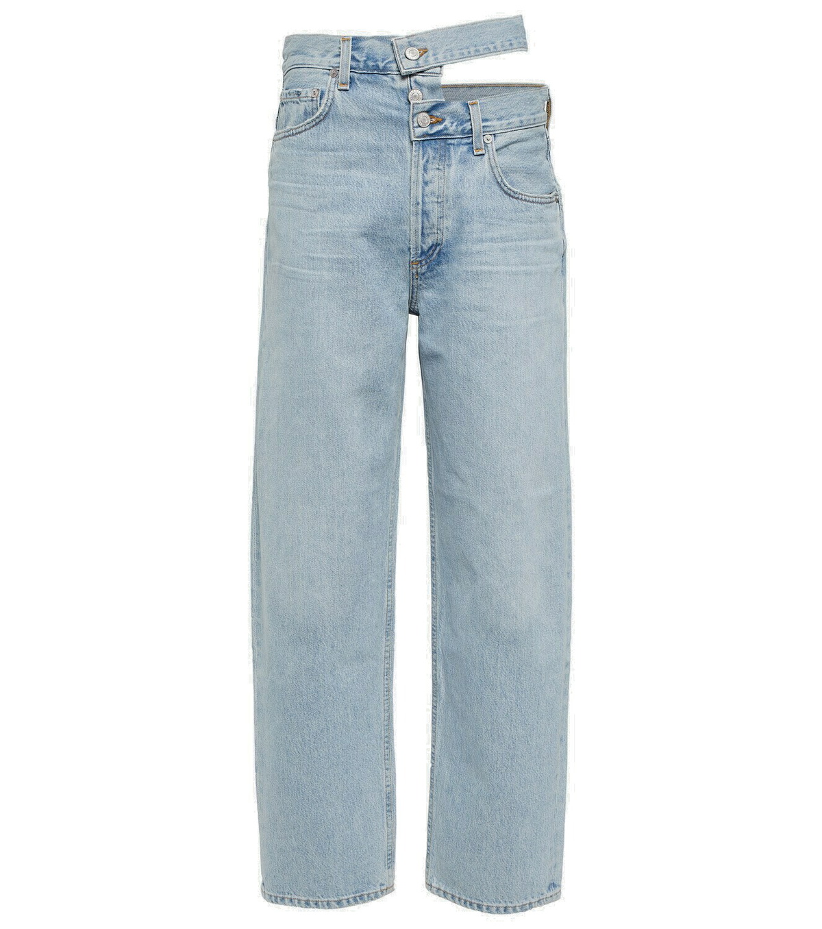 Agolde Broken Waistband high-rise jeans AGOLDE