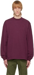 Saturdays NYC Burgundy DeKalb Long Sleeve T-Shirt