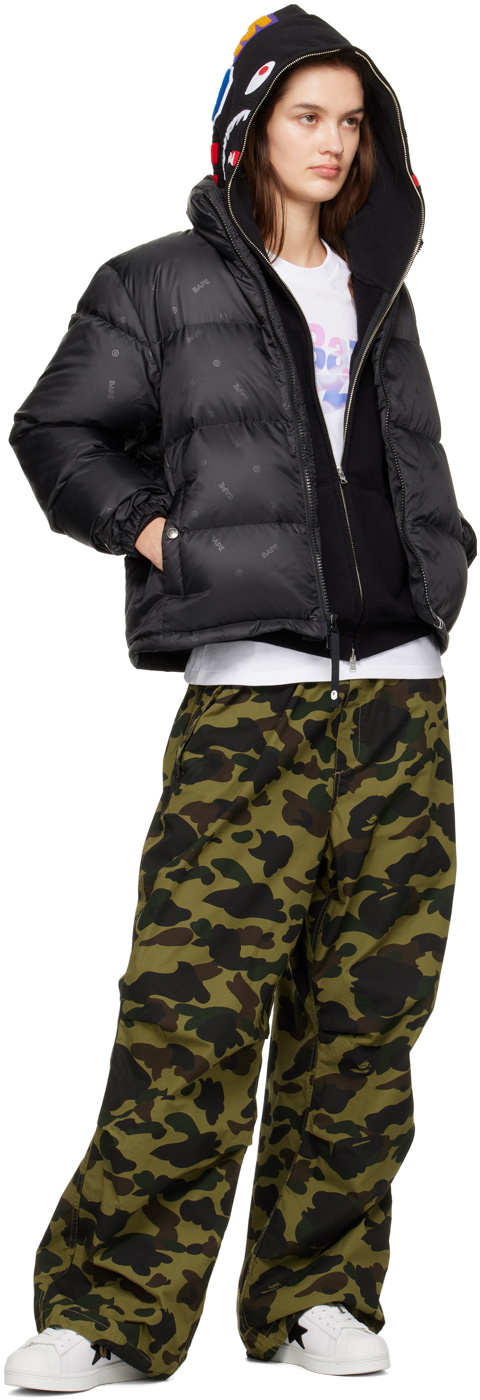 BAPE Black Quilted Down Jacket