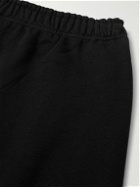 Nike - Straight-Leg Logo-Embroidered Cotton-Blend Jersey Sweatpants - Black