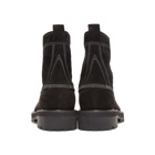 Undercover Black Contrast Stitch Boots