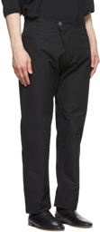 Jan-Jan Van Essche Black Cotton Trousers