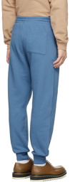 Dries Van Noten Blue French Terry Jogger Lounge Pants