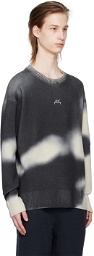 A-COLD-WALL* Black & White Gradient Sweater