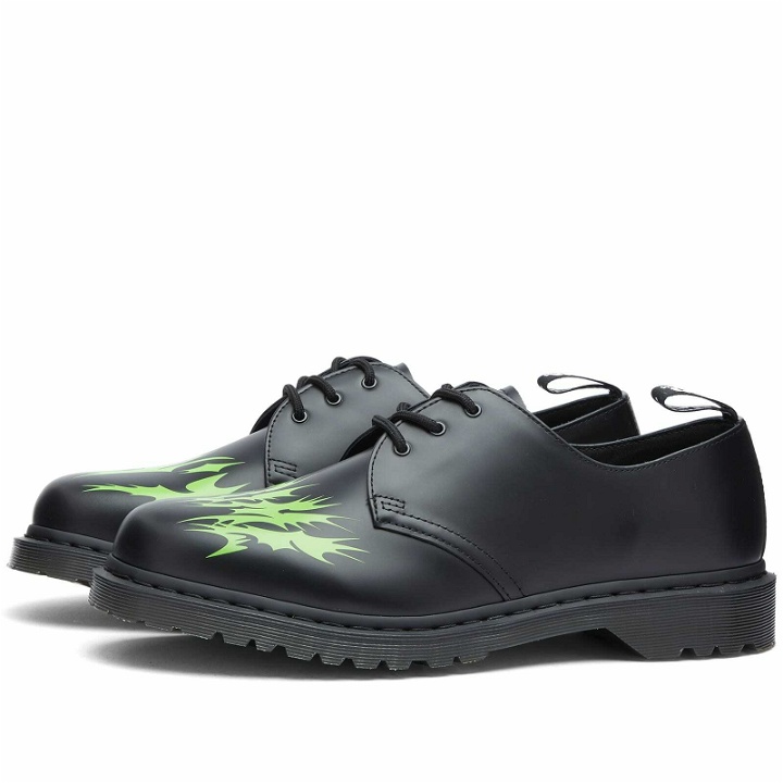 Photo: Dr. Martens x NTS Radio 1461 in Black/Bright Green Smooth