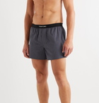 TOM FORD - Cotton Boxer Shorts - Gray