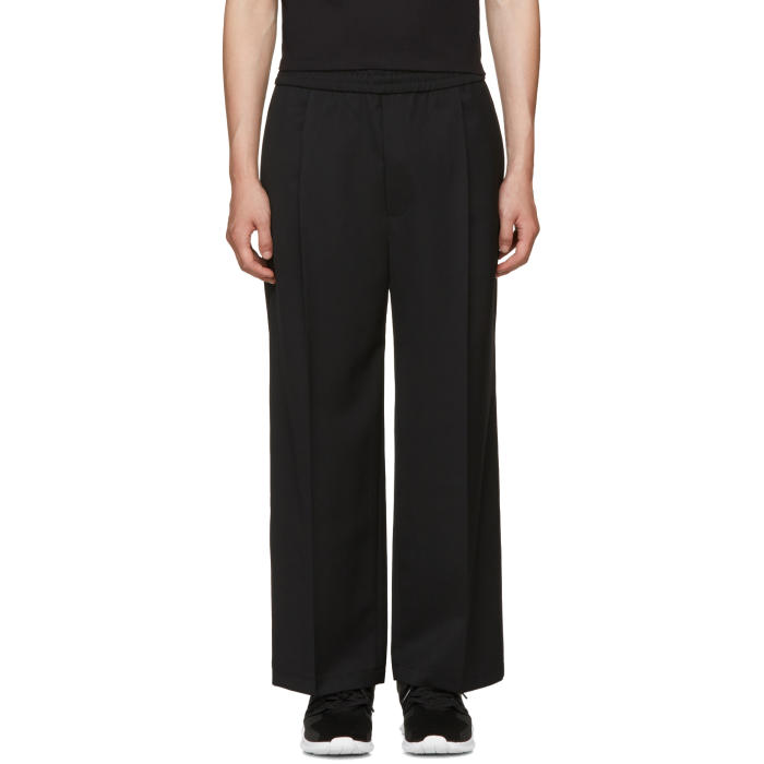 Public School Black Wide-Leg Hanzo Trousers