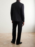 Lardini - Wool-Gabardine Suit Jacket - Black