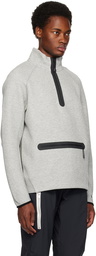 Nike Gray Half-Zip Sweatshirt