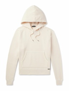 TOM FORD - Garment-Dyed Cotton-Jersey Hoodie - Neutrals
