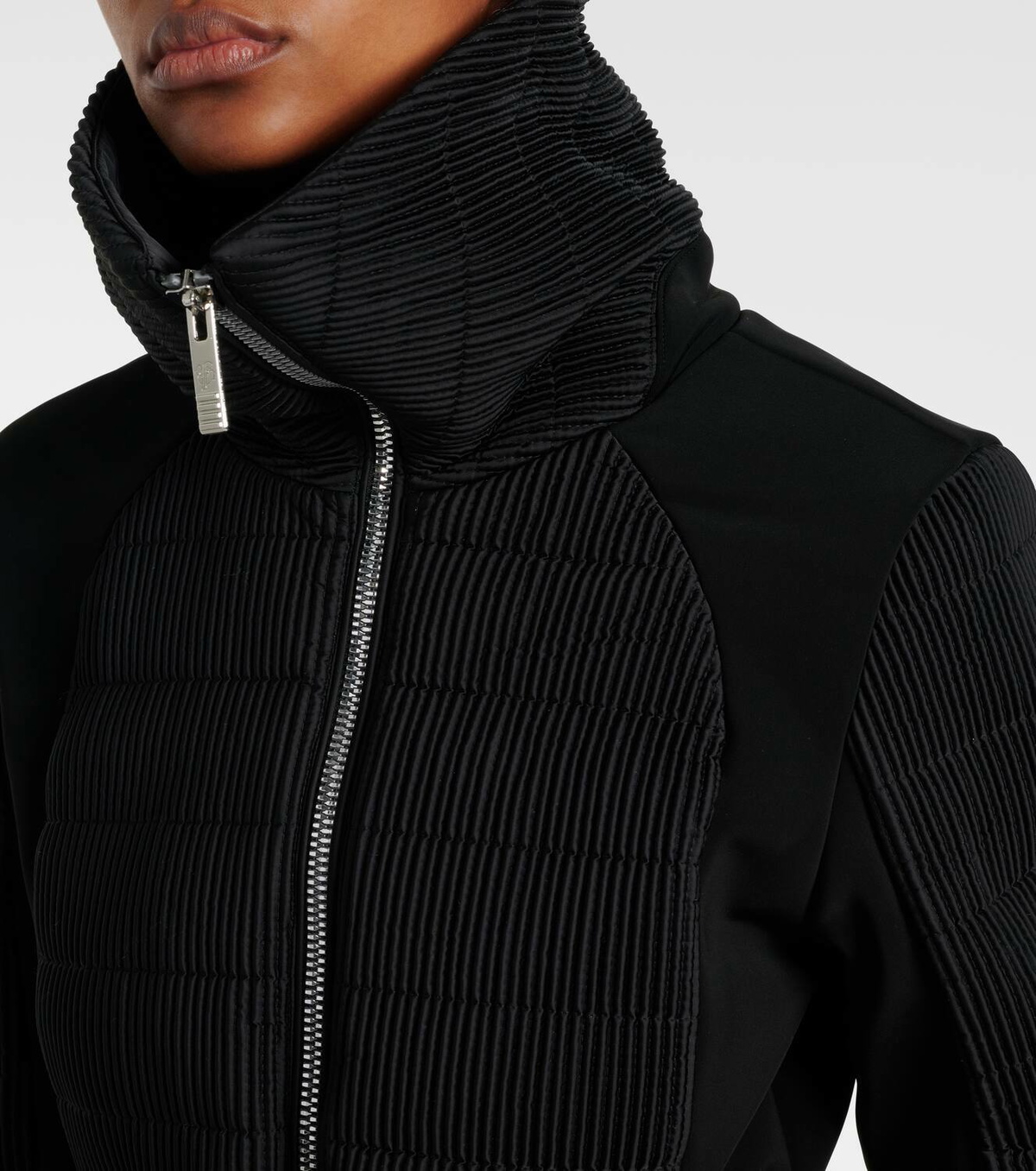 Fusalp Gitu smocked satin twill ski jacket