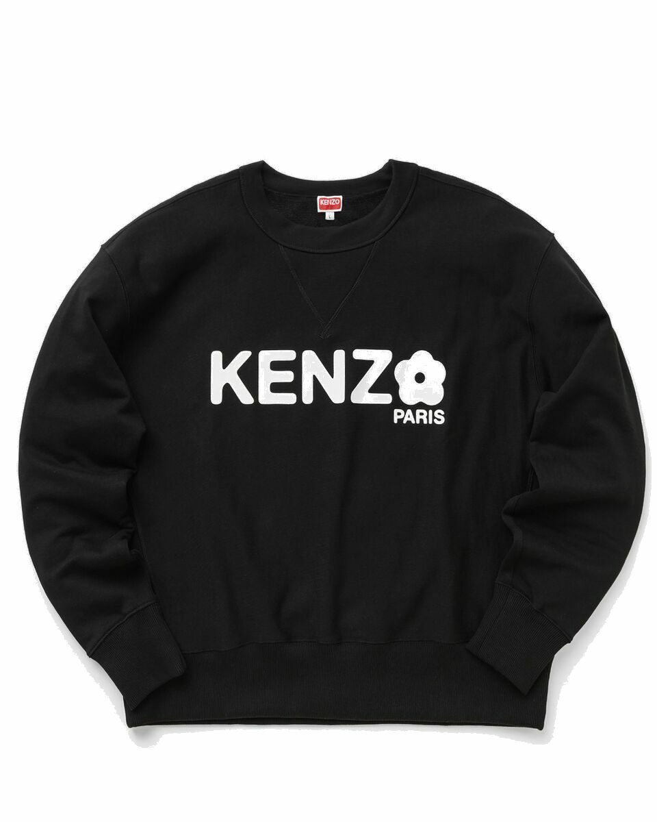Photo: Kenzo Flower 2.0 Sweatshirt Black - Mens - Sweatshirts