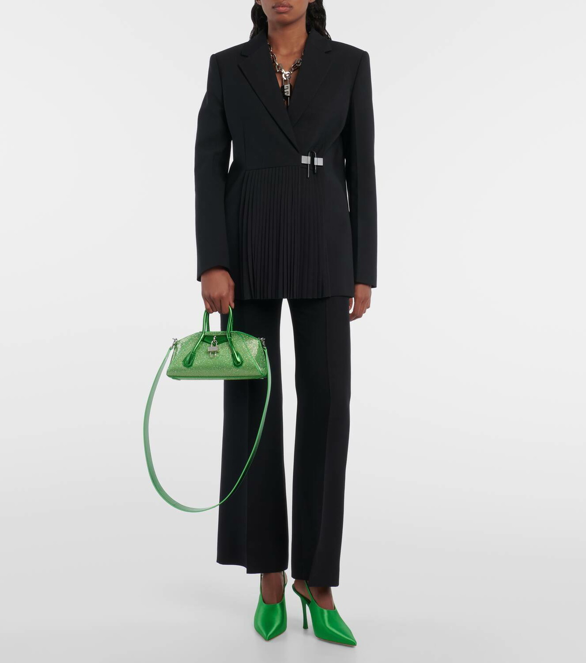 Givenchy Show satin slingback pumps Givenchy