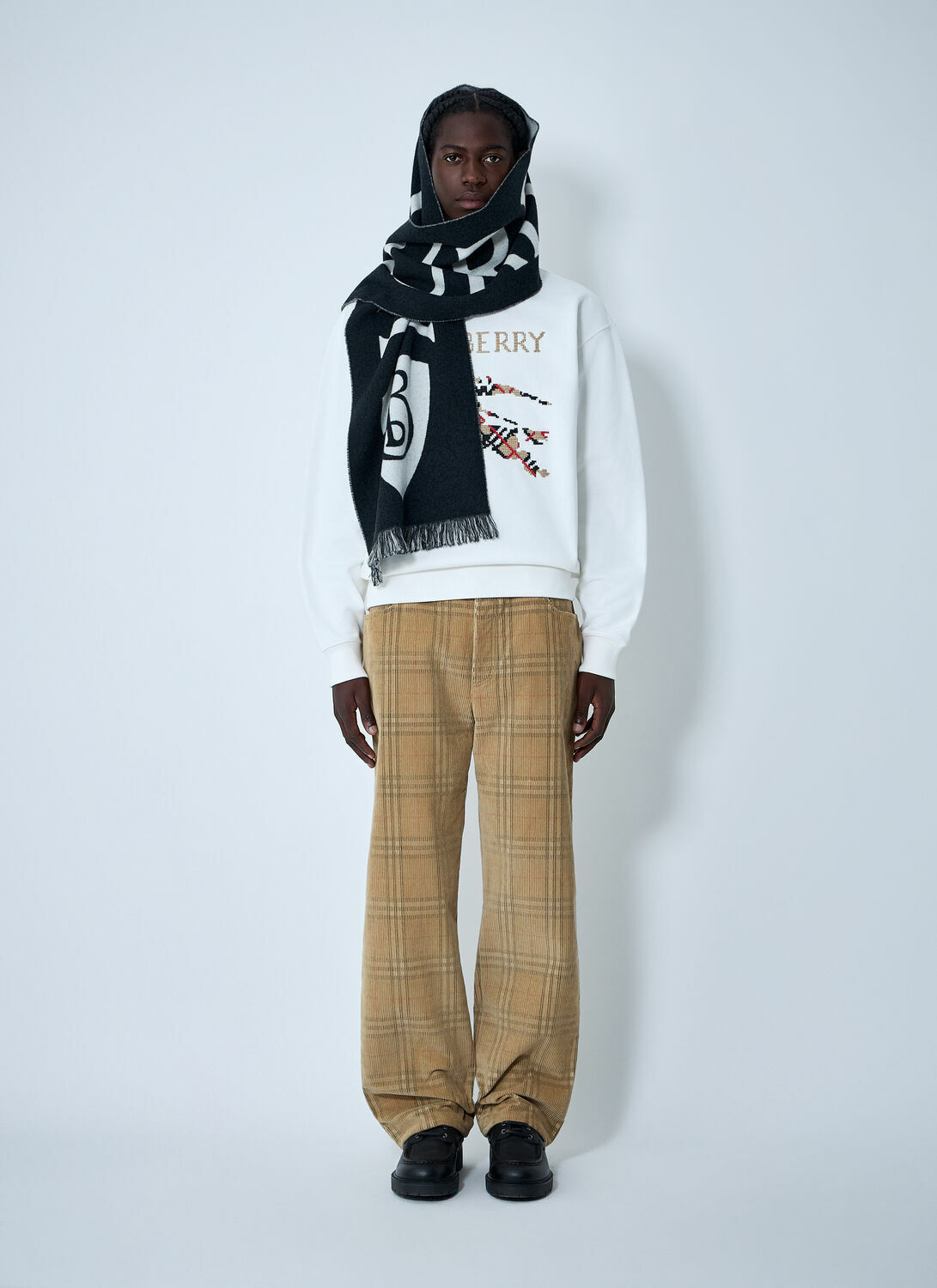 Burberry Logo Motif Sweatshirt