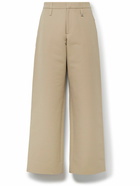 Jacquemus - Piccinni Wide-Leg Cotton-Blend Trousers - Neutrals