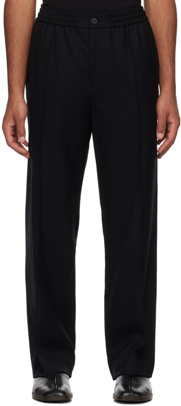 Photo: Solid Homme Black Pinched Seam Trousers