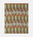 Etro Harlequin wool throw