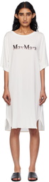 Max Mara White Luna Minidress