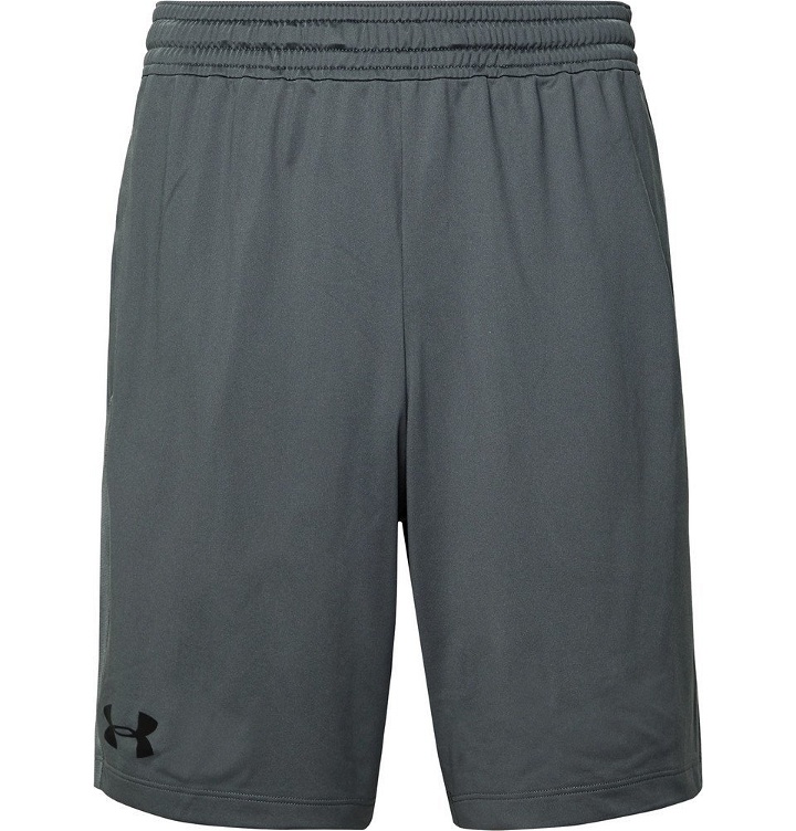 Photo: Under Armour - MK-1 Slim-Fit HeatGear Shorts - Men - Dark gray