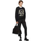 Alexander McQueen Black Floral Skull Sweatshirt