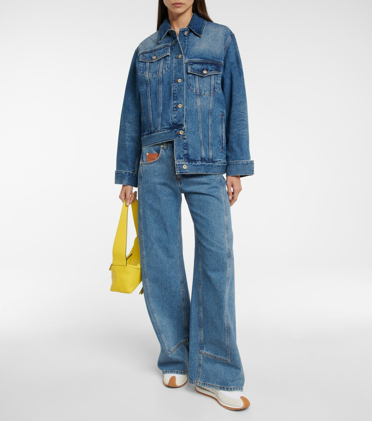 Loewe - Asymmetric denim jacket Loewe
