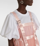 Noir Kei Ninomiya Semi-sheer midi dress