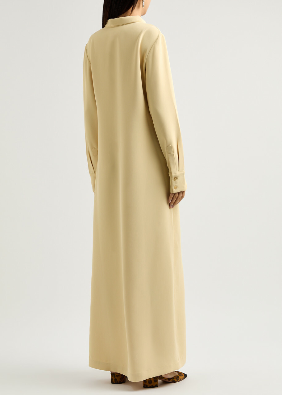 Paris Georgia Gwyneth Maxi Shirt Dress Cream
