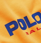 Polo Ralph Lauren - Logo-Print Fleece-Back Jersey Half-Zip Sweatshirt - Yellow