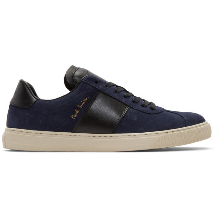 Photo: Paul Smith Navy and Black Levon Sneakers