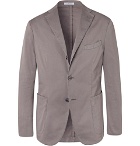 Boglioli - Stone K-Jacket Slim-Fit Unstructured Stretch-Cotton Twill Suit Jacket - Men - Taupe