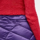 Daniëlle Cathari Women's x Woolrich Quilted Mini Skirt in Dark Violet